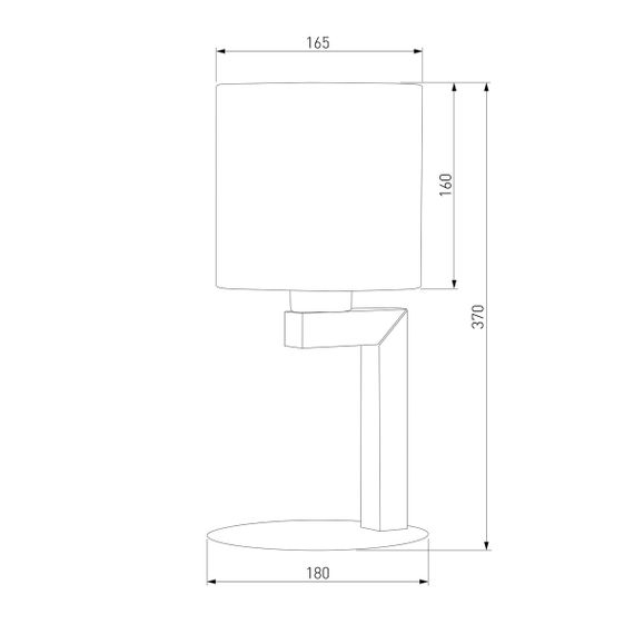 Настольная лампа TK Lighting 5031 Troy Gray