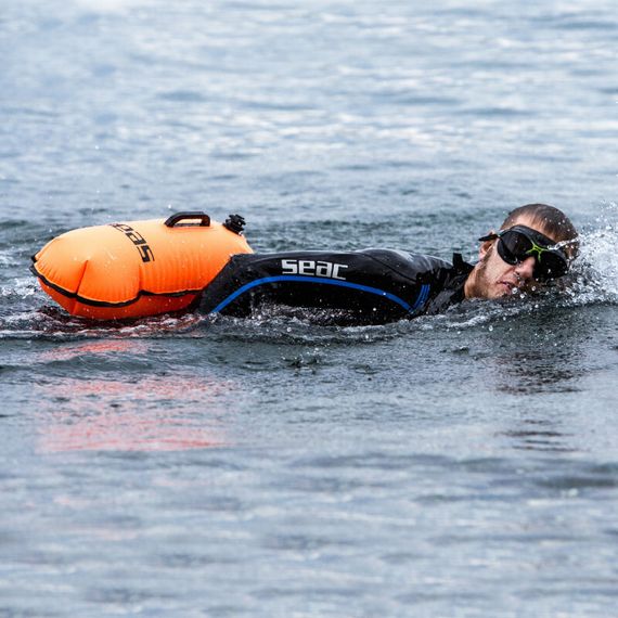 Буй сигнальный для плавания Seac Hydra 20 л оранжевый