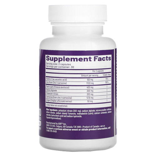 Advanced Orthomolecular Research AOR, Gastro Relief, 60 капсул