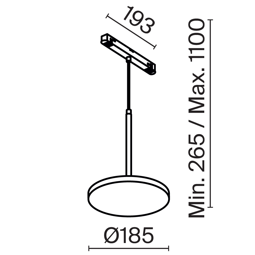 Трековый светильник Technical TR123-2-15W3K-B