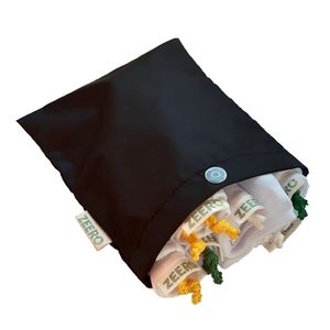 Мешочек для мешочков с кнопкой 14x17 см "Чёрный"