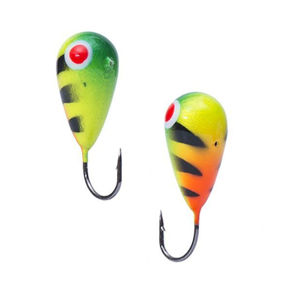 Мормышка КАПЛЯ ОТВЕРСТИЕ, #344, 10 шт 0,4 г