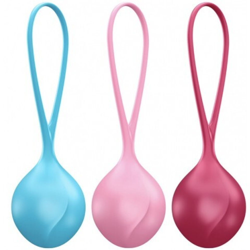 Вагинальные шарики Satisfyer Strengthening Balls (набор из 3 шт.)