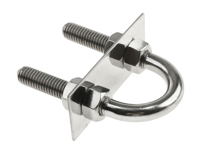 Рым-болт U-образный D13 мм, Lрез. 63 мм