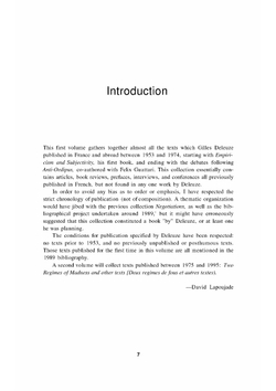 Desert Islands and other texts | Gilleze Deleuze