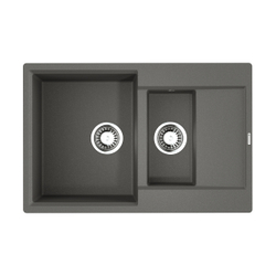 Мойка Daisen 78-2T-PL Tetogranit/платина