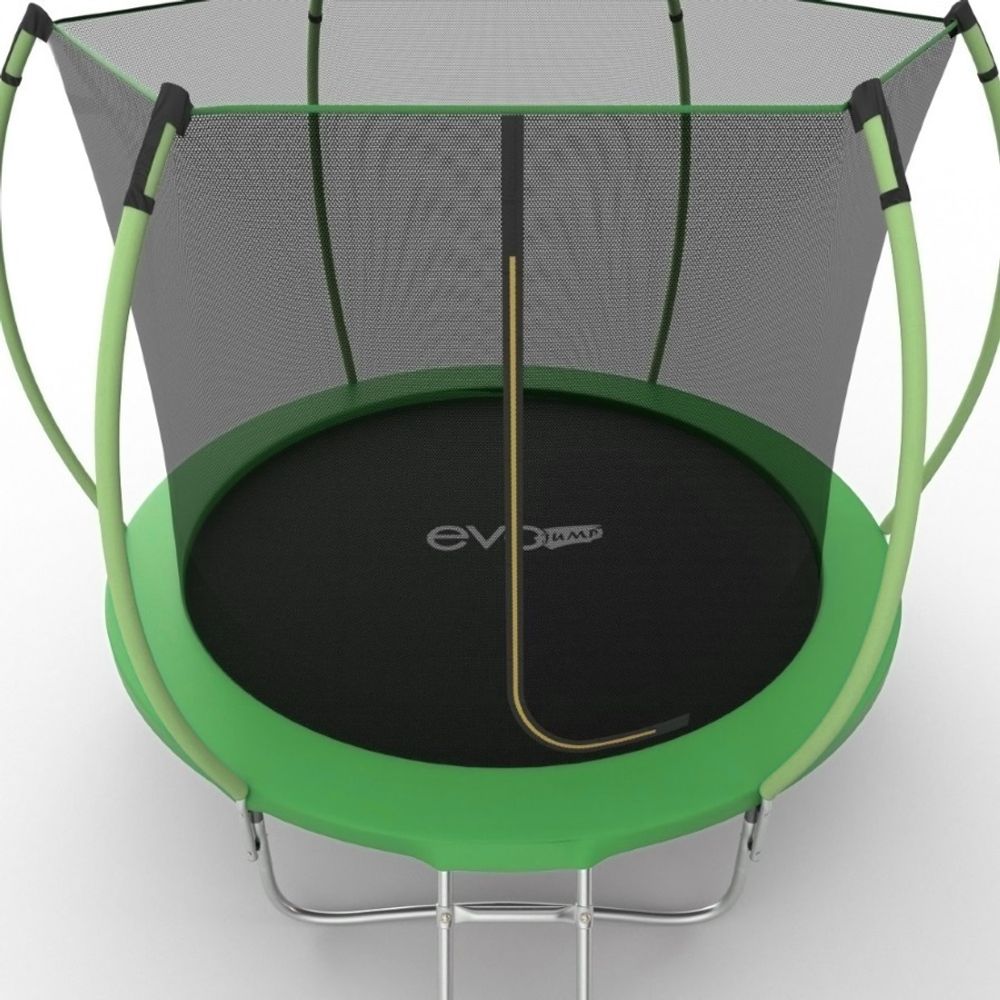EVO JUMP Internal 10ft (Green) Батут с внутренней сеткой и лестницей, диаметр 10ft (зеленый)