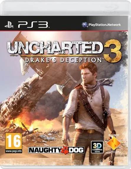 PS3 Uncharted 3: Drakes Deceptio/Иллюзии Дрейка (Б/У, Полностью на русском языке, BCES-01175)