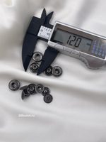 Ответные части для установочных кнопок графит