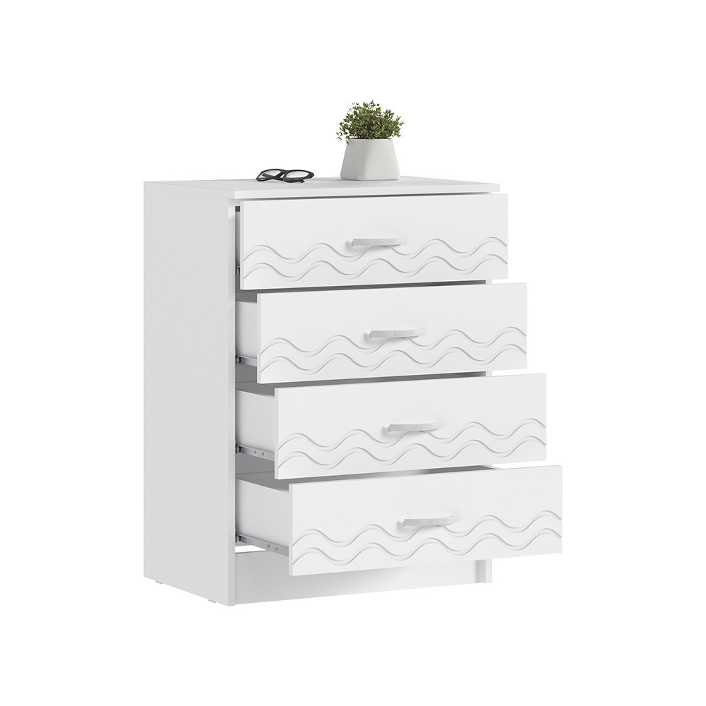 Комод Юниор-2, Шарли Белый, Белый