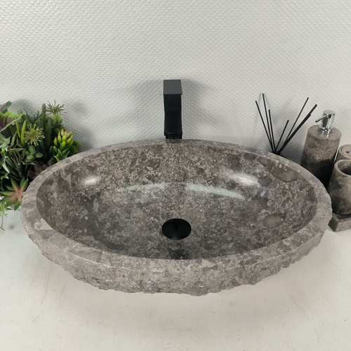 Раковина из мрамора Erozy Grey EM-64667 62*42*16 0189