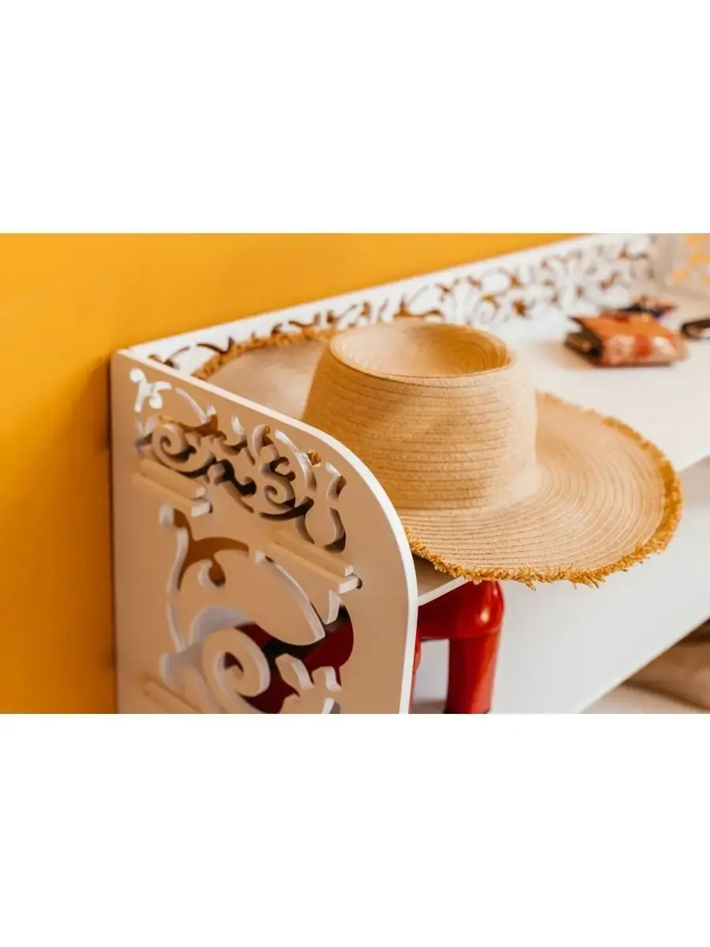 Стеллаж напольный полки деревянные