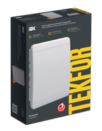 TEKFOR Корпус пластиковый ЩРВ-П-24 IP41 белая дверь IEK