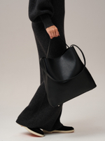 Кожаная сумка шоппер DBR 30948 черный