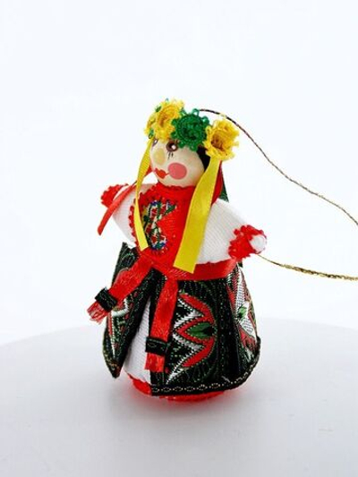 Кукла-подвеска сувенирная Потешного промысла в украинском костюме