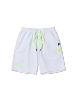 Шорты с резиновым логотипом