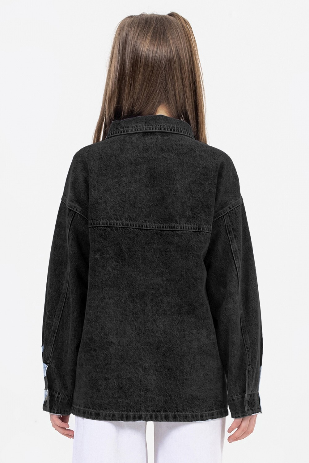 Куртка джинсовая цвет черный 2935