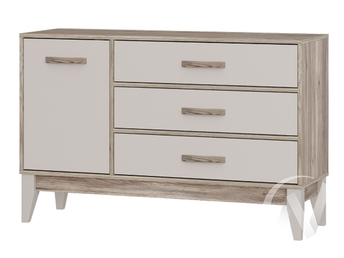 Комод КМ-12 МС Скандика (дуб смоки/кашемир)