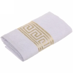 Полотенце махровое 50*90см «Greece» цвет белый 01000 плотность 450гр/м2