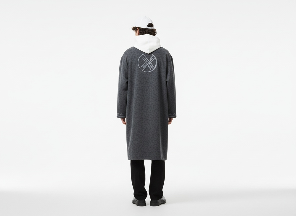 Шапан шерстяной OYU TOLQYN GREY