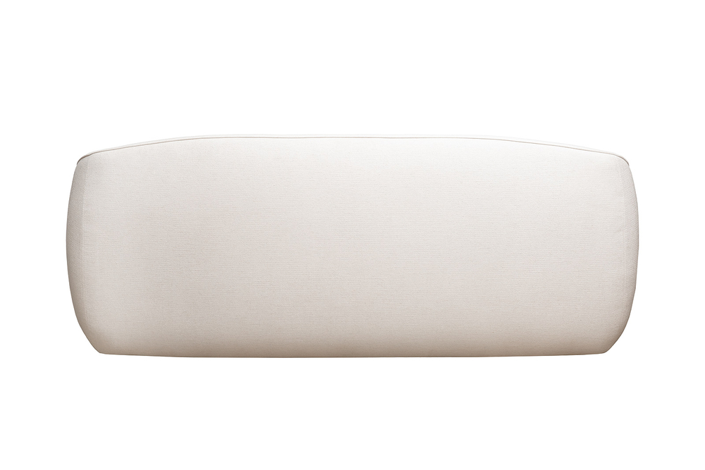 Кровать Garda Decor Палаццо (Palazzo) 180 без мех.шенилл экрю Natur-Ecru 215*240*90 см
