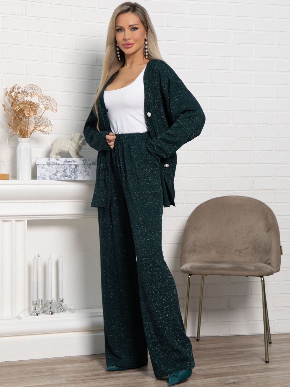 Брюки Вэлери (зеленый) Б15058-39М LT Collection