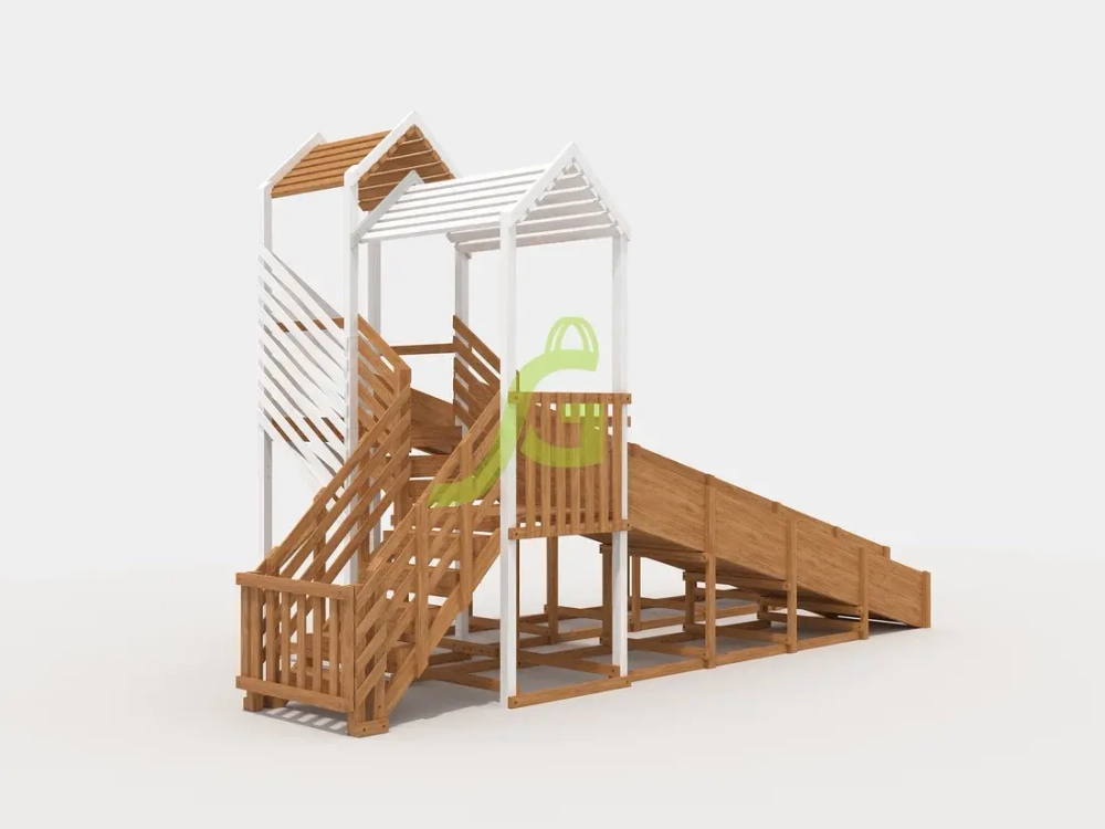 Зимняя горка "IgraGrad Snow Fox", скат 8+5 м мод.1