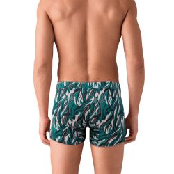 Мужские трусы боксеры бирюзовые с принтом Doreanse 1724