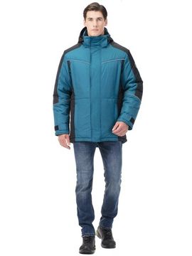 Куртка зимняя "Корсар" (морская волна/черный)