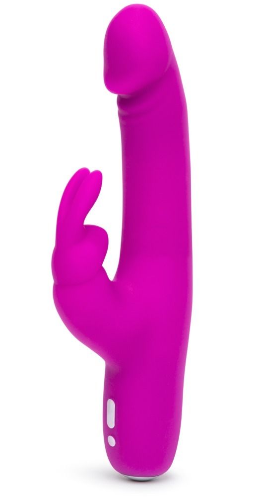 Вибратор Happy Rabbit Slimline Realistic перезаряжаемый, фиолетовый