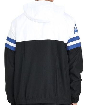 Мужская теннисная кофта Lacoste Water-Repellent Hooded - black/blue/white