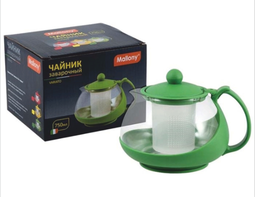 Чайник заварочный Variato, литраж - 750 мл (цвета в ассортименте)