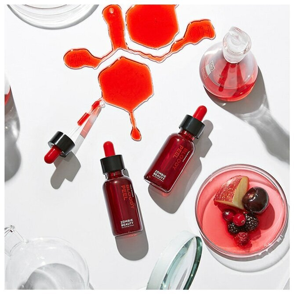Кровавая пилинг-сыворотка с кислотами Zombie Beauty Bloody Peel 30ml [30ml]