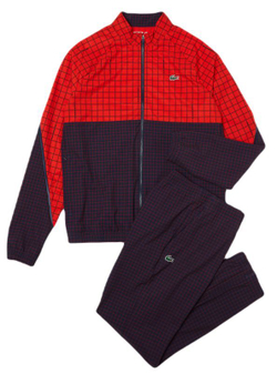Для мужчин Костюм теннисный Lacoste Tennis x Novak Djokovic Jogger Set - rouge/navy blue
