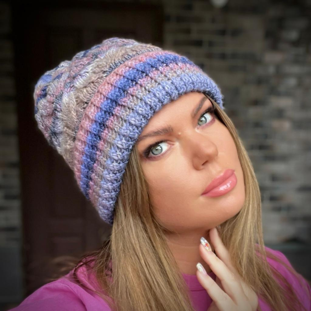 Видео мастер-класс по вязанию шапки "Fog"