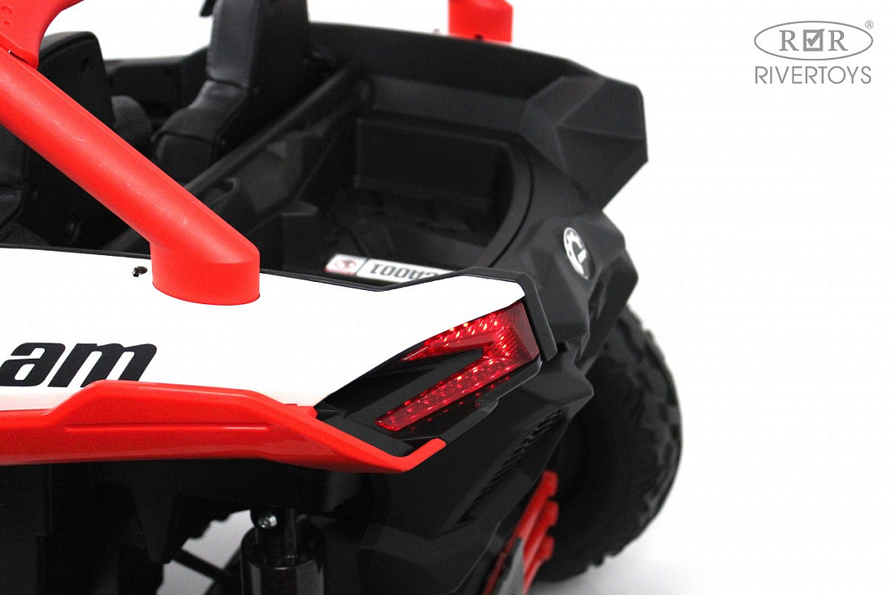 Детский электромобиль RiverToys BRP Can-Am Maverick Y111YY красный