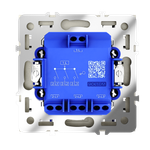 Выключатель встраиваемый VOLTUM S70 трехклавишный 10А, (шелк)