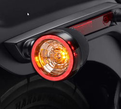 67801152 Указатели поворота задние LED Black-Amber Lens Harley-Davidson