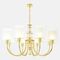 Подвесная люстра Crystal Lux ELENA SP8 GOLD