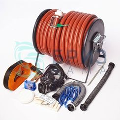 Шланговый дыхательный аппарат Бриз-0304(ПШ-20Б) шланг ПВХ усиленный Барабан(металлический) , комлект