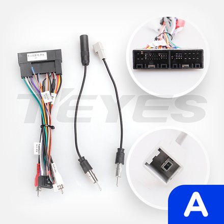 Комплект рамки с разъёмами 9"+can KIA Sportage 2018-2022 (A) - Car-Smart 7170A