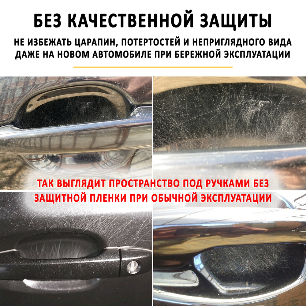 Пленка защитная под дверные ручки, универсальная ControlTek HYBRID