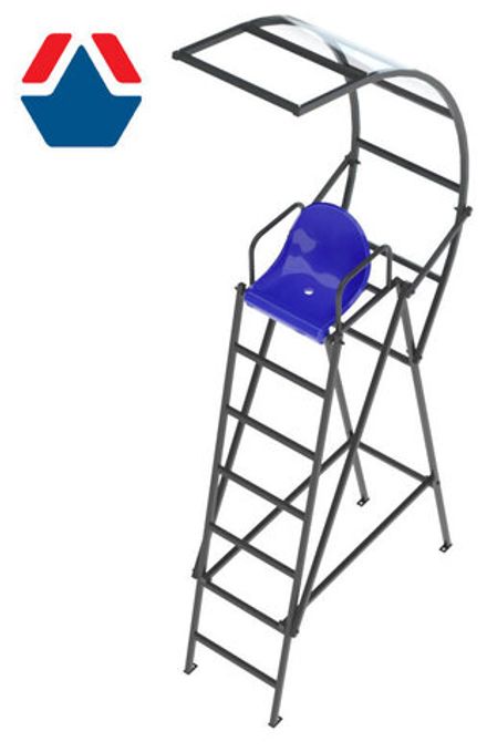 Вышка судейская универсальная с козырьком