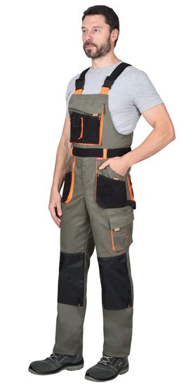 Полукомбинезон "Сириус-Манхеттен" (оливковый/черный/оранжевый)