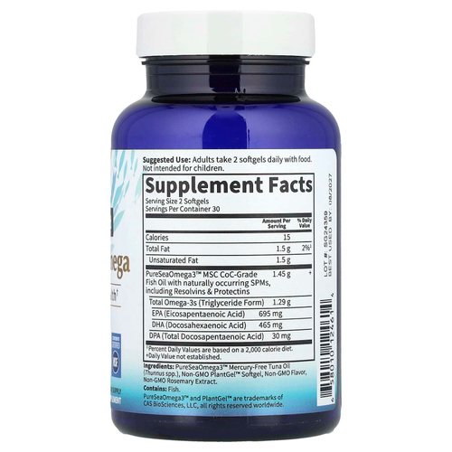 Garden of Life, Компания Dr. Формула, улучшенная омега, цитрусовые, 60 капсул (645 мг в каждой капсуле)