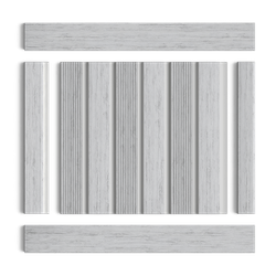 Стеновая панель HiWood декорированная, 270x12 см