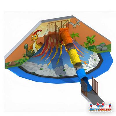 Горка-скалодром для игровой комнаты «Смелый шаг», 12×6×4 м