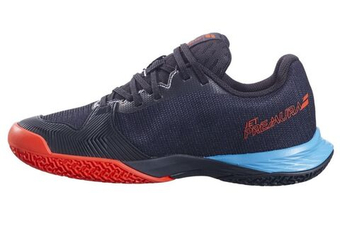 Детские кросовки для Padel Babolat Jet Premura 2 Junior - black/tomato red