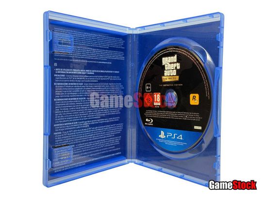 PS4 GTA Trilogy CUSA-29729 Б/У (Русские субтитры)