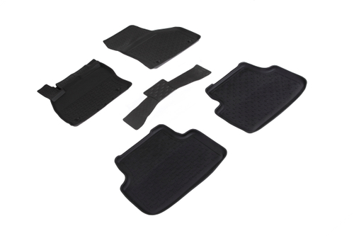 Резиновые коврики с высоким бортом для Skoda Octavia A8 2020-н.в. Seintex.84907